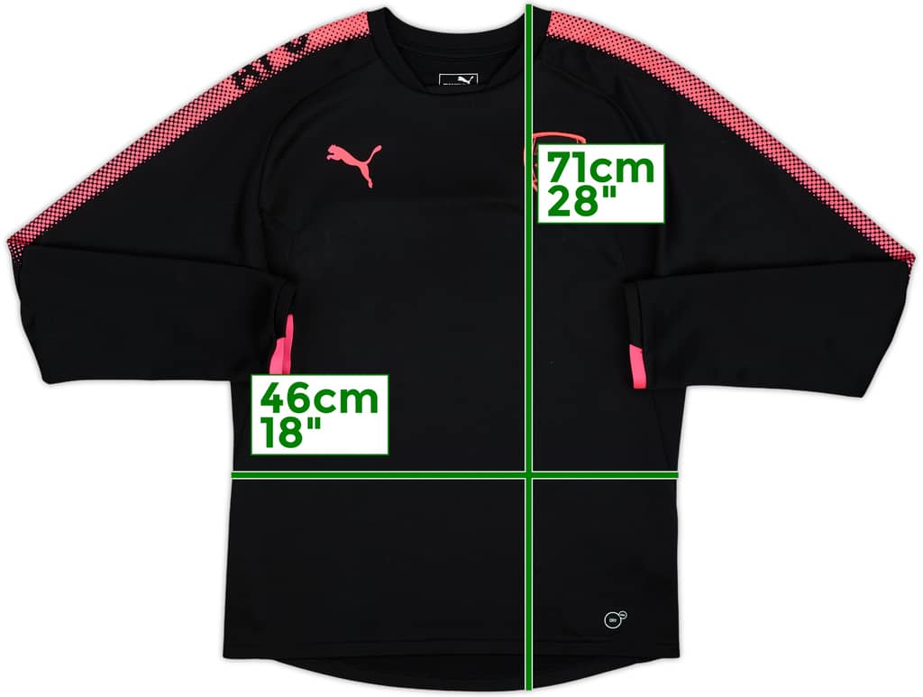 2017-18 Arsenal Puma Drill Top - 7/10 - (S)