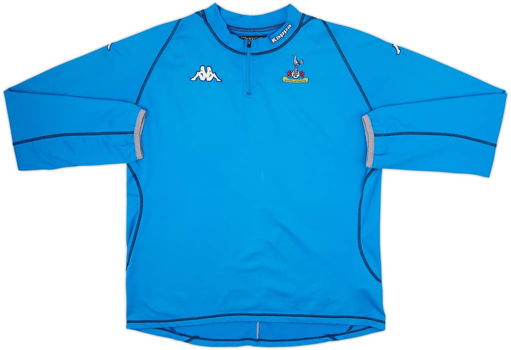2004-05 Tottenham Kappa 1/4 Zip Sweat Top - 6/10 - (L)