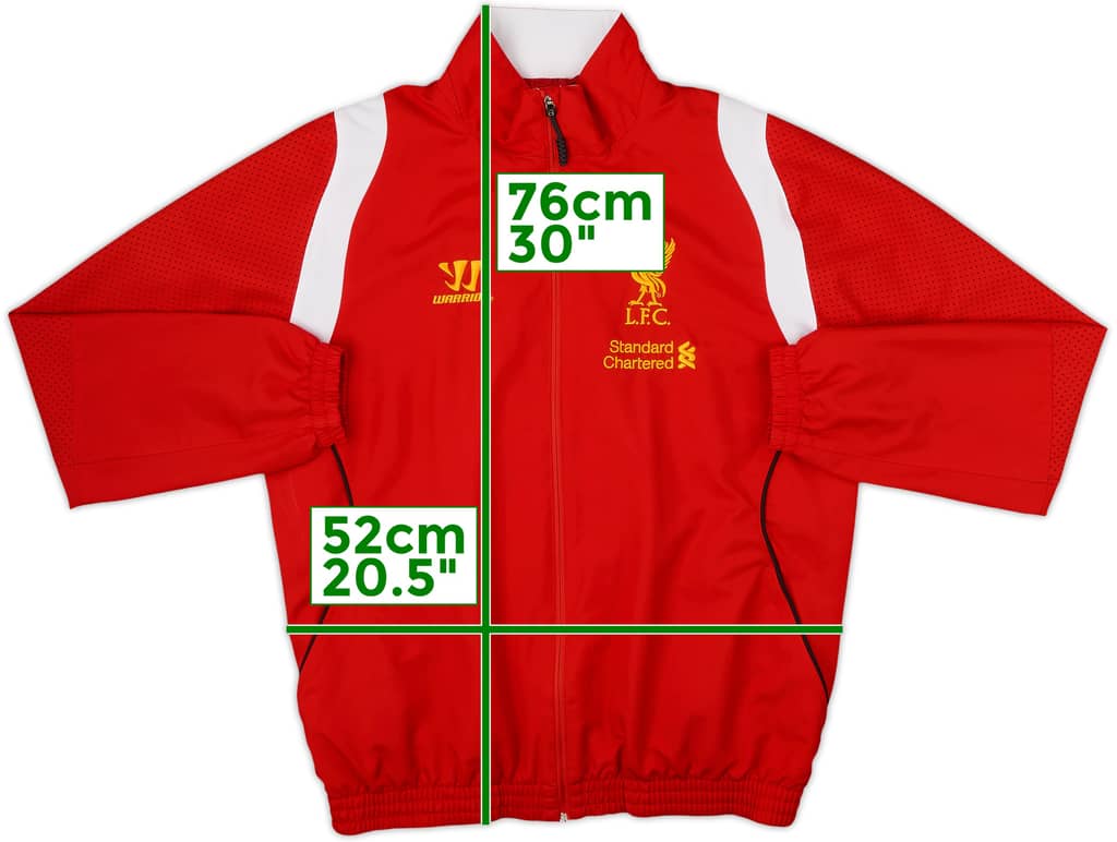 2013-14 Liverpool New Balance Warrior Track Jacket - 8/10 - (L)