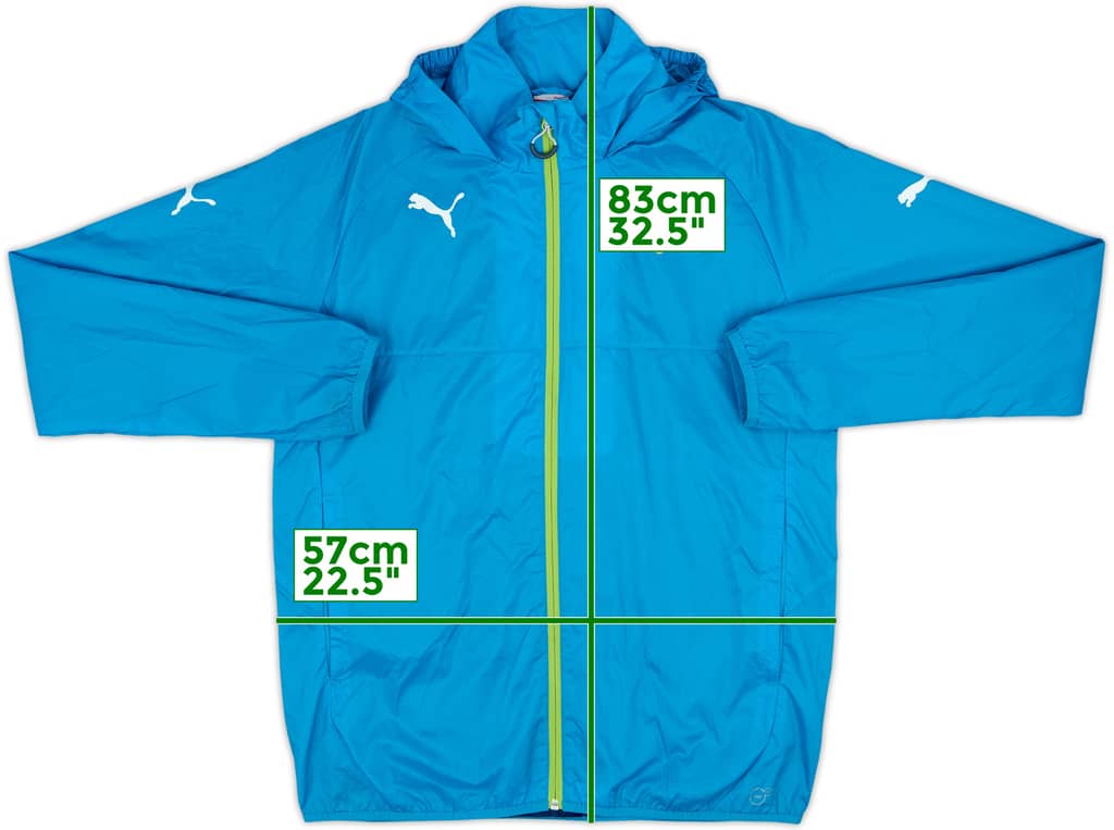 2014-15 Arsenal Puma Hooded Rain Jacket - 8/10 - (L)