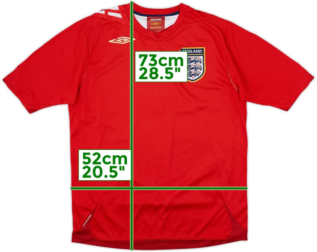 2006-08 England Away Shirt - 5/10 - (M)