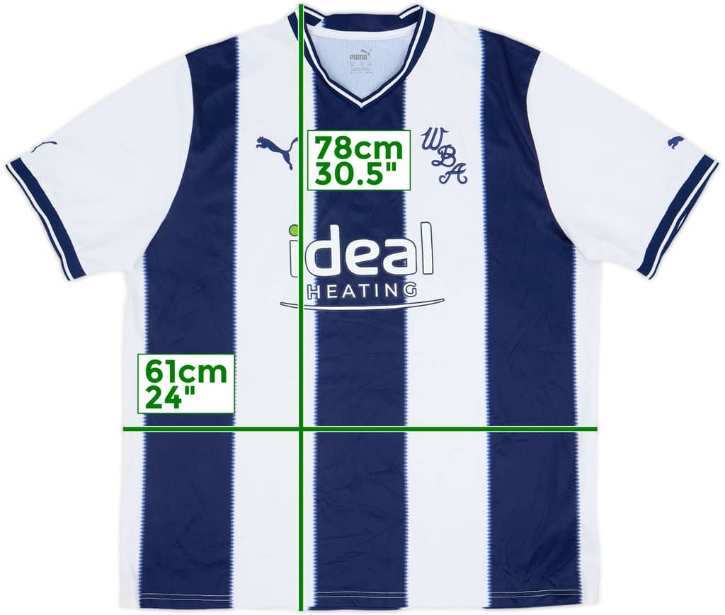 2022-23 West Brom Home Shirt - 8/10 - (XXL)