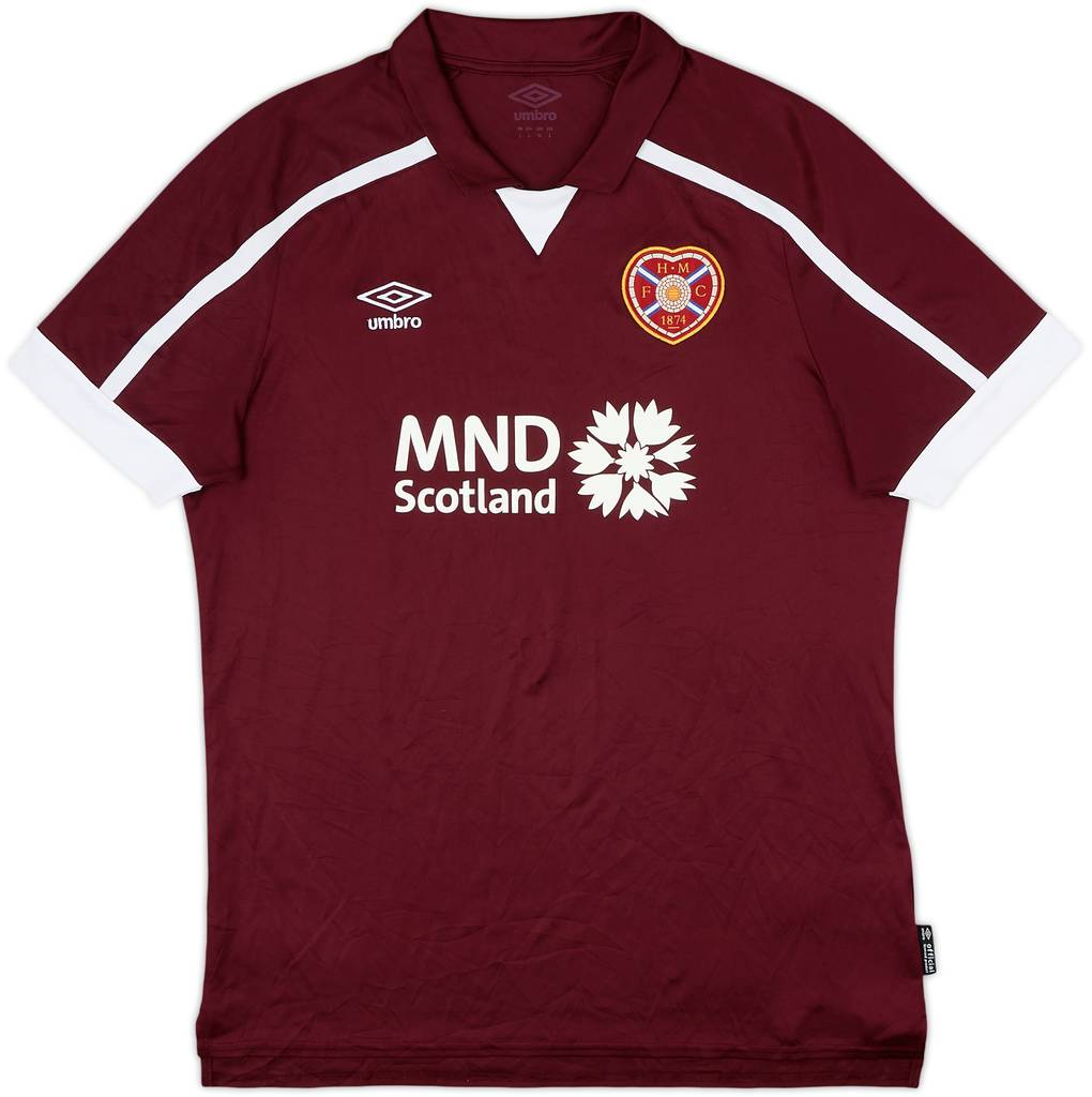 2021-22 Hearts Home Shirt - 9/10 - (L)