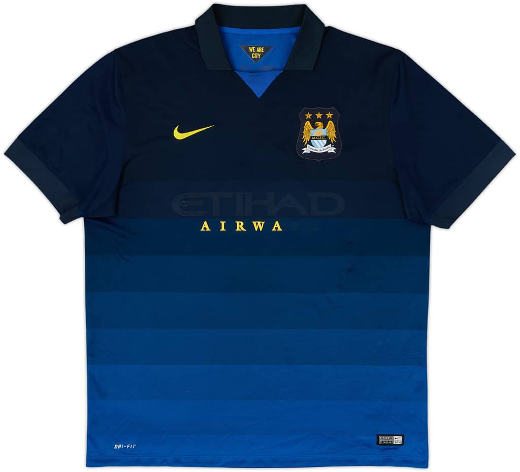 2014-15 Manchester City Away Shirt - 4/10 - (XL)
