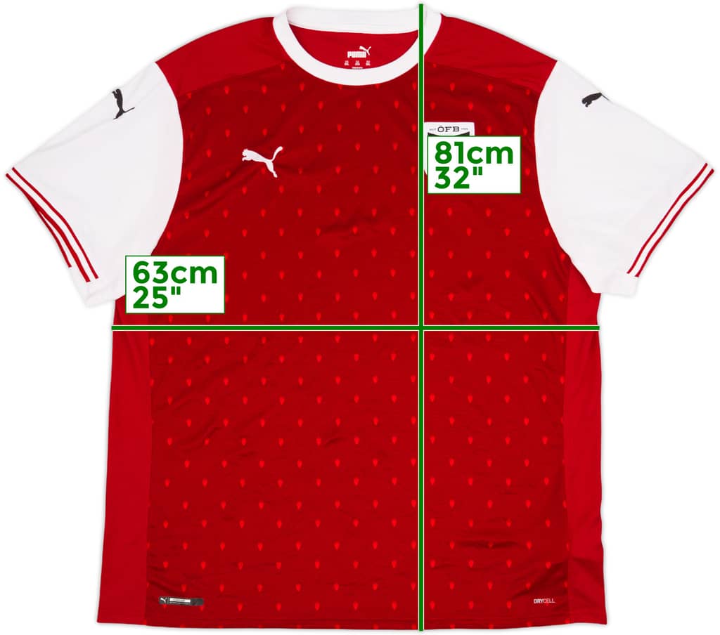 2020-22 Austria Home Shirt - 8/10 - (3XL)