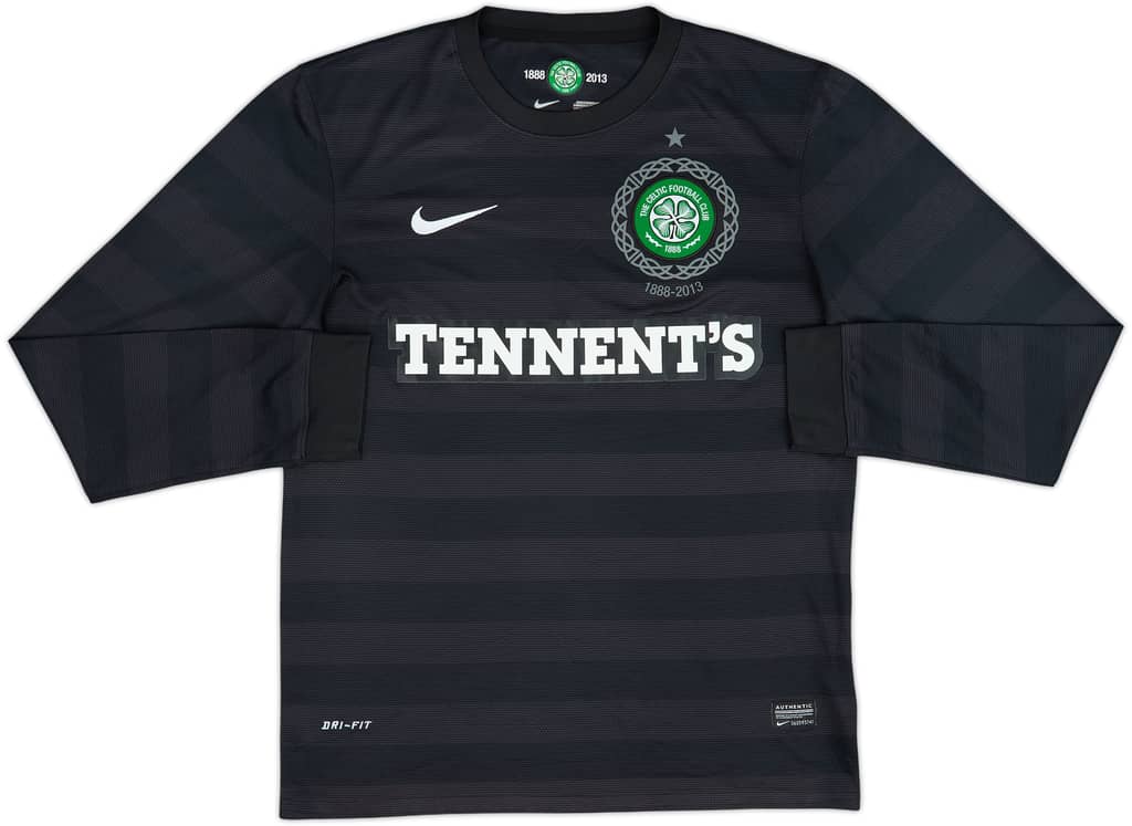 2012-13 Celtic '125th Anniversary' Away L/S Shirt - 8/10 - (S)