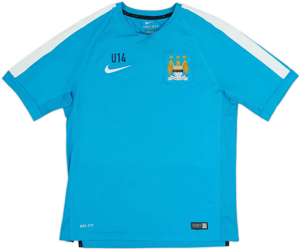 2014-15 Manchester City Player Issue Nike Training Shirt - 7/10 - (M)