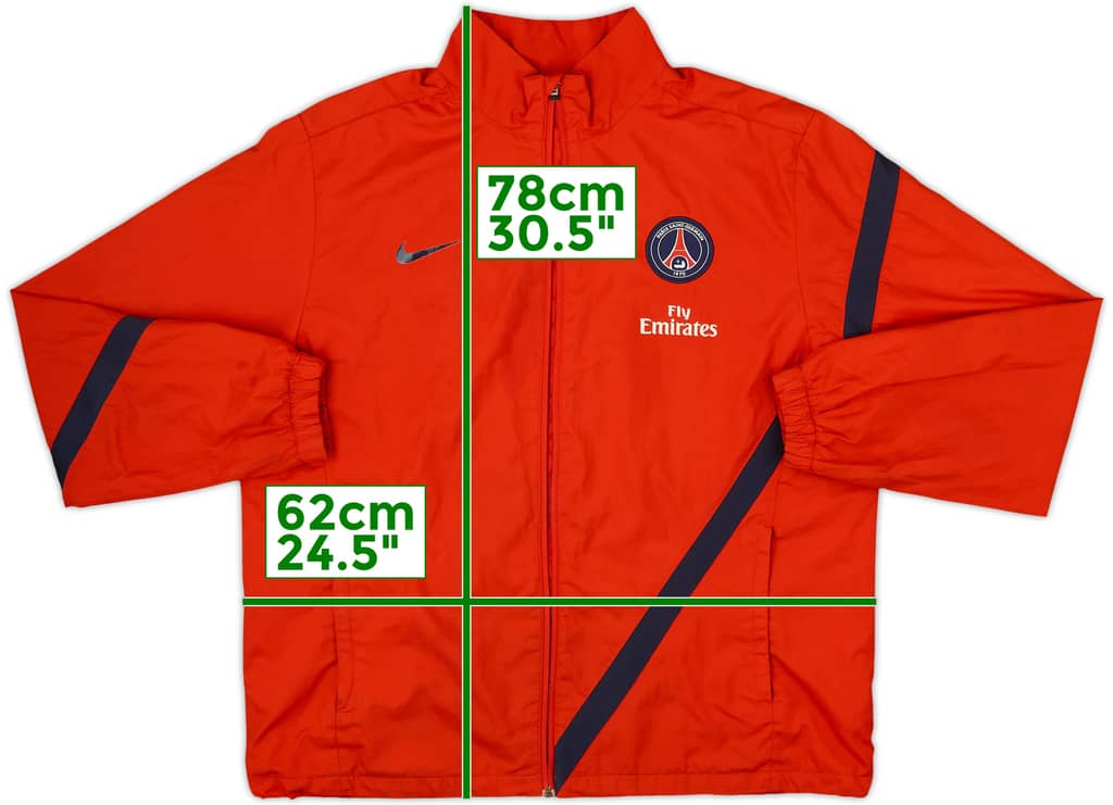 2011-12 Paris Saint-Germain Nike Track Jacket - 4/10 - (L)