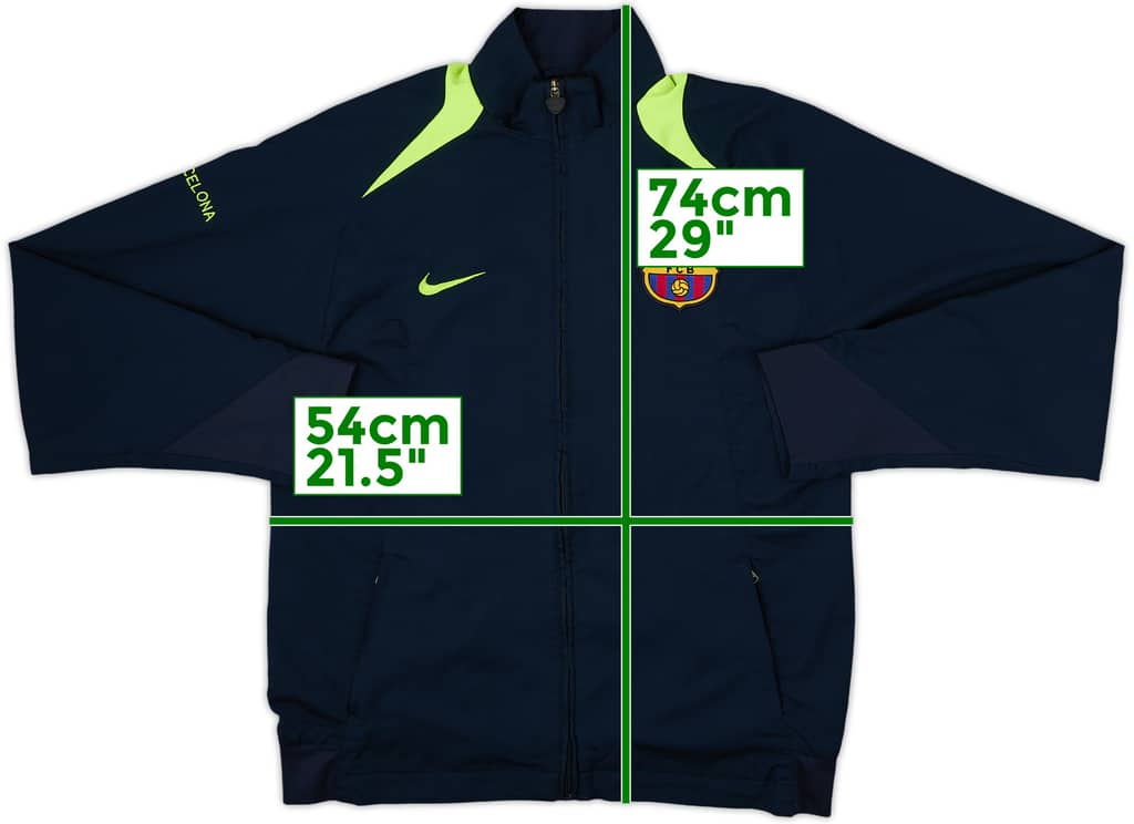 2005-06 Barcelona Nike Track Jacket - 8/10 - (M)