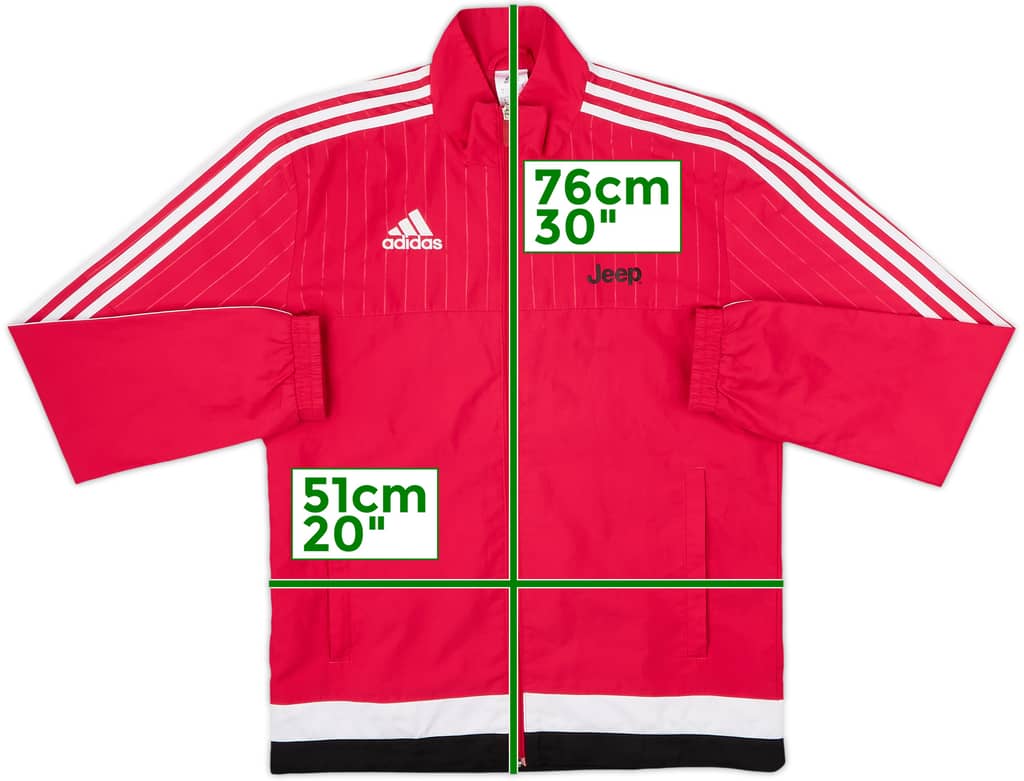 2015-16 Juventus adidas Track Jacket - 8/10 - (S)