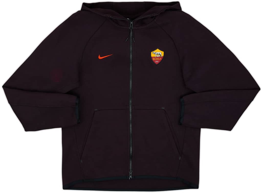 2019-20 Roma Nike Hooded Track Jacket - 6/10 - (S)