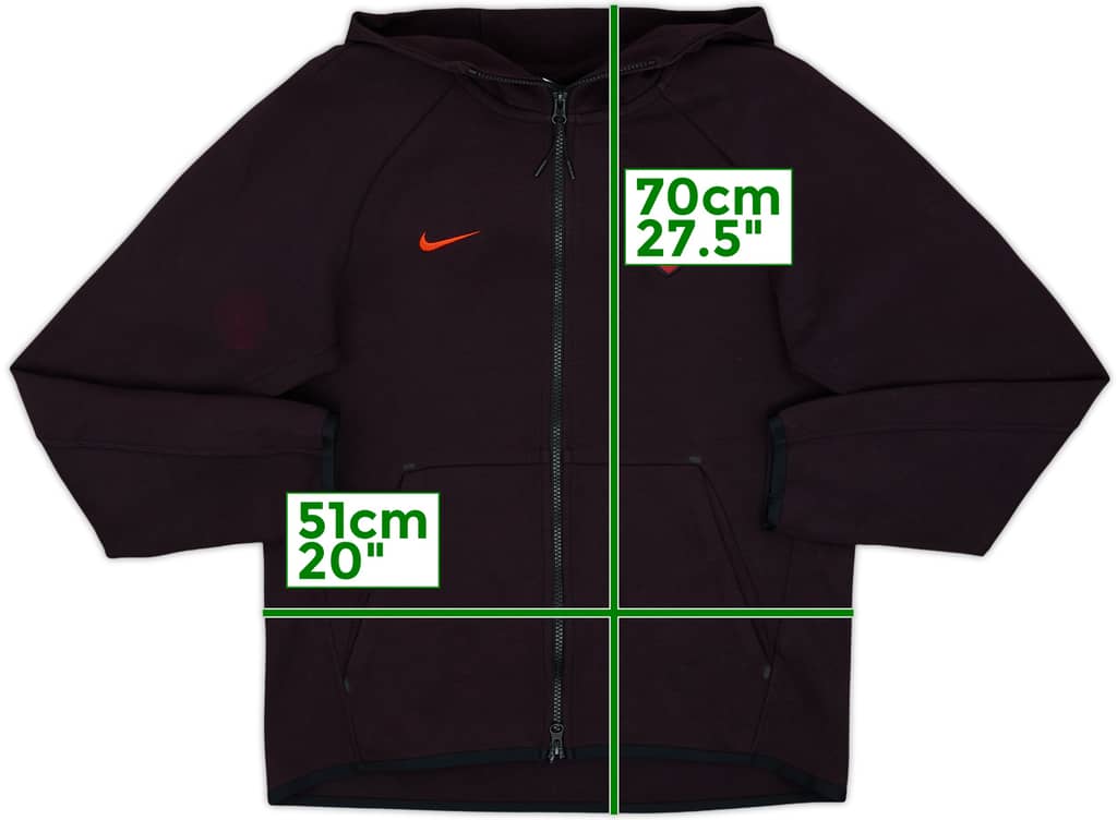 2019-20 Roma Nike Hooded Track Jacket - 6/10 - (S)