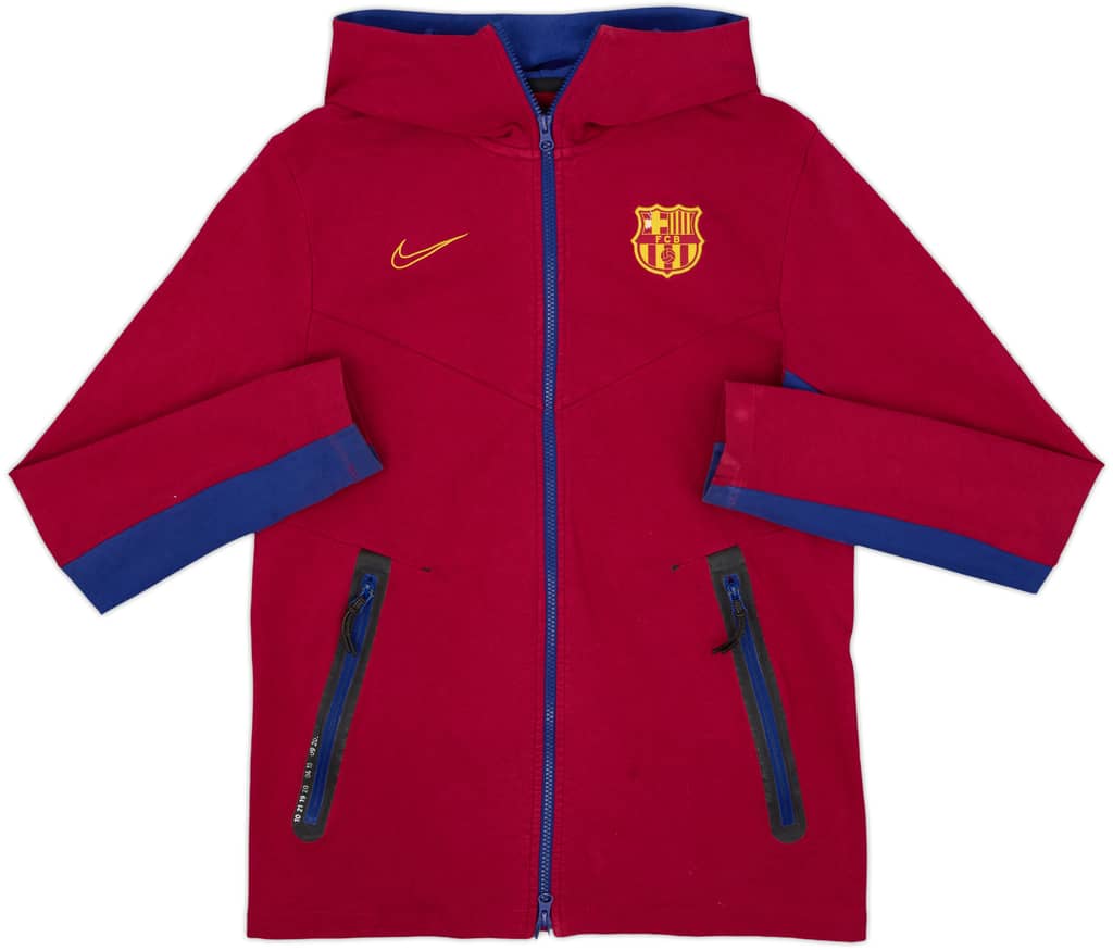 2020-21 Barcelona Nike Hooded Track Jacket - 5/10 - (S)