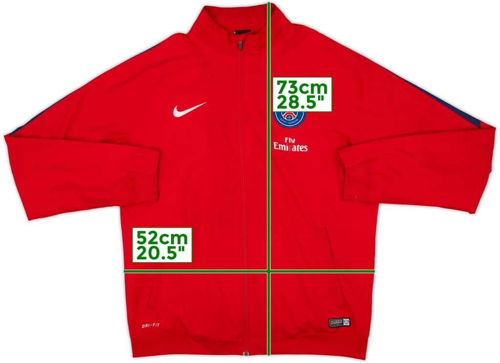 2016-17 Paris Saint-Germain Nike Track Jacket - 6/10 - (L)