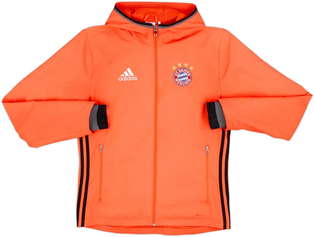2016-17 Bayern Munich adidas Hooded Track Jacket - 7/10 - (S)