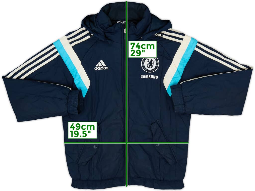 2014-15 Chelsea adidas Padded Bench Coat - 6/10 - (XS)