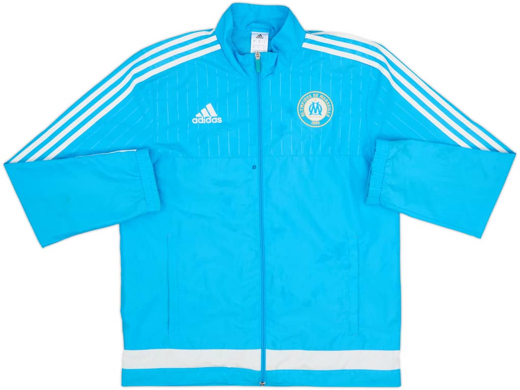 2015-16 Olympique Marseille adidas Track Jacket - 5/10 - (M)