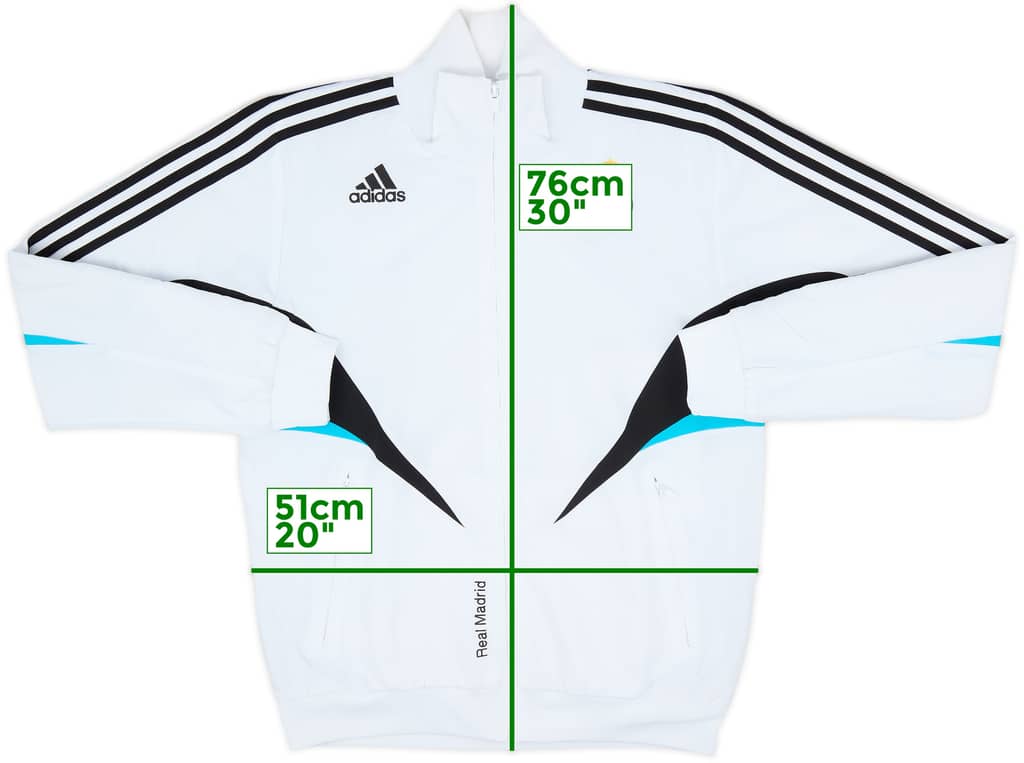2008-09 Real Madrid adidas Track Jacket - 9/10 - (M)