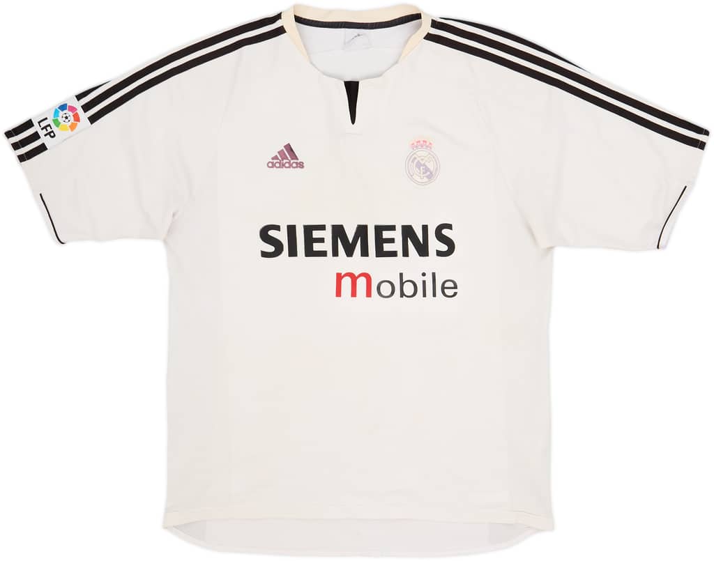 2003-04 Real Madrid Home Shirt - 4/10 - (L)