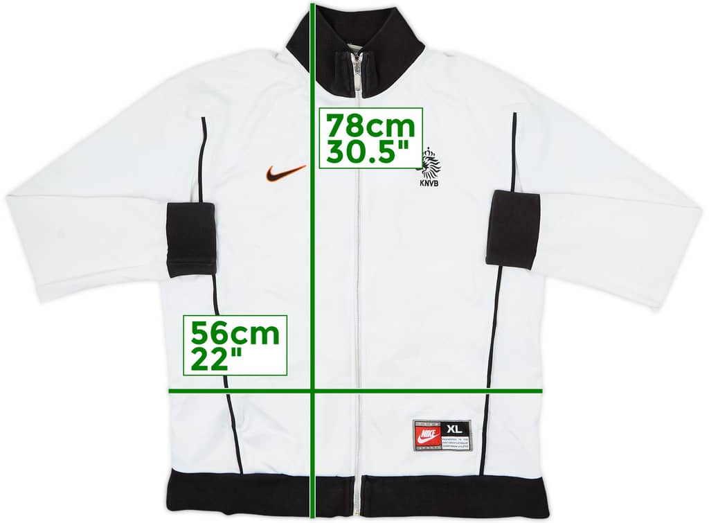 2008 Netherlands Nike Retro 1998 Track Jacket - 6/10 - (XL)