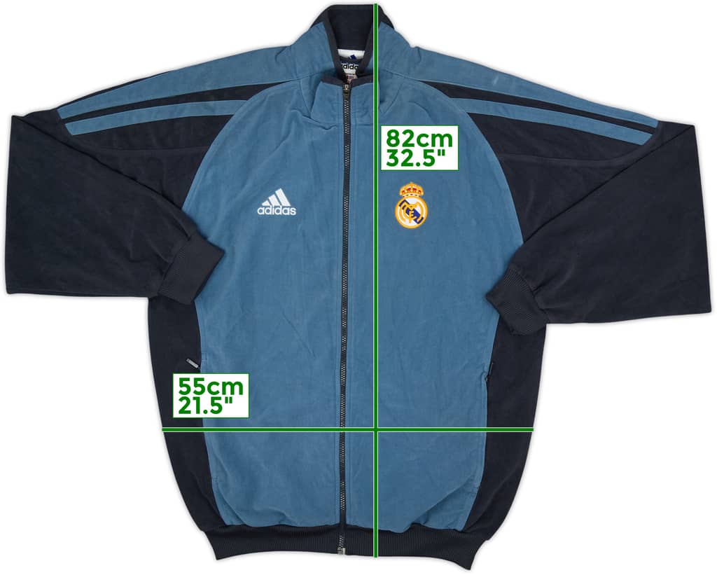 Chaqueta de chándal adidas del Real Madrid 2001-02 - 7/10 - (L)