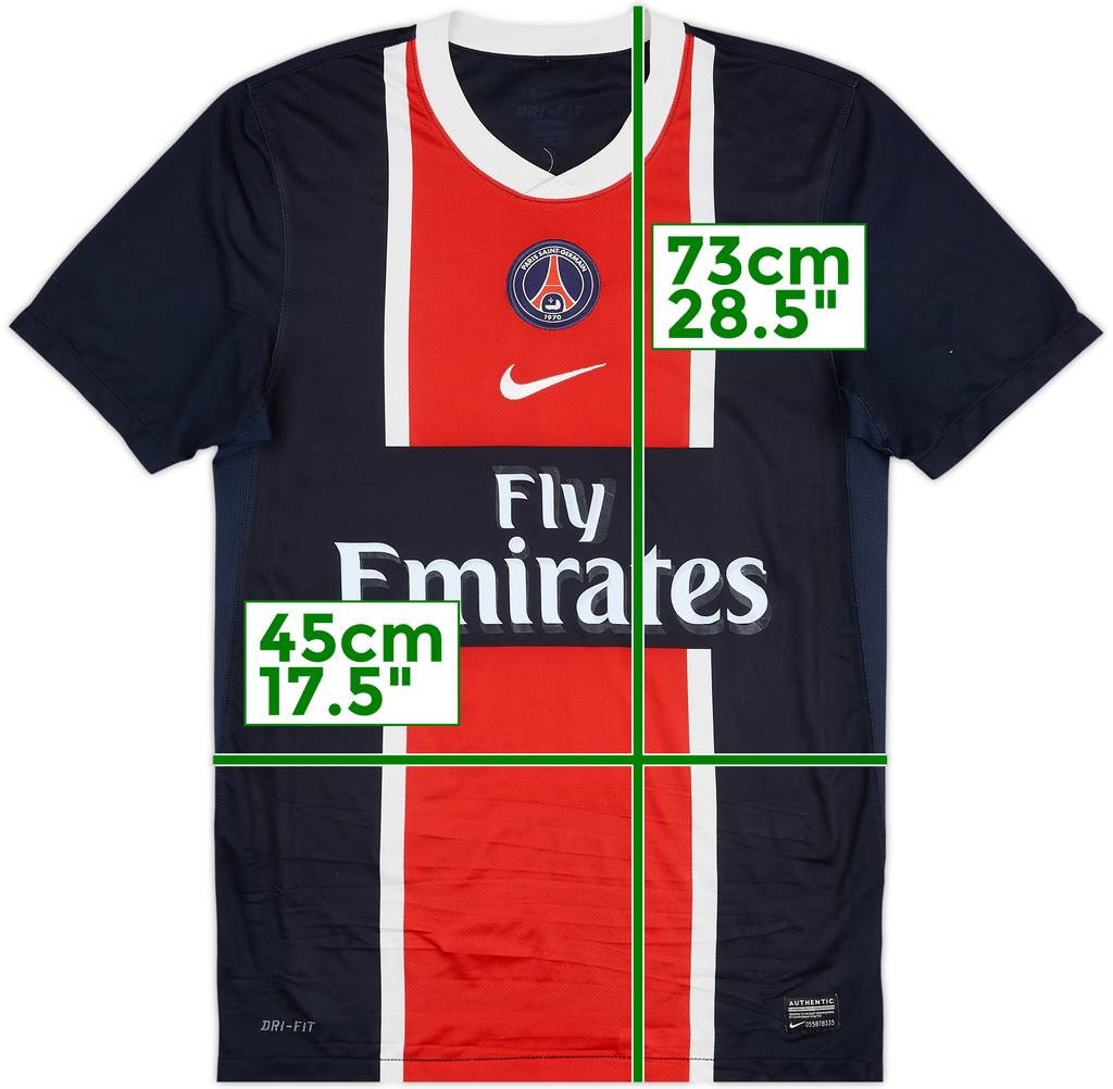 2011-12 Paris Saint-Germain Home Shirt - 4/10 - (S)