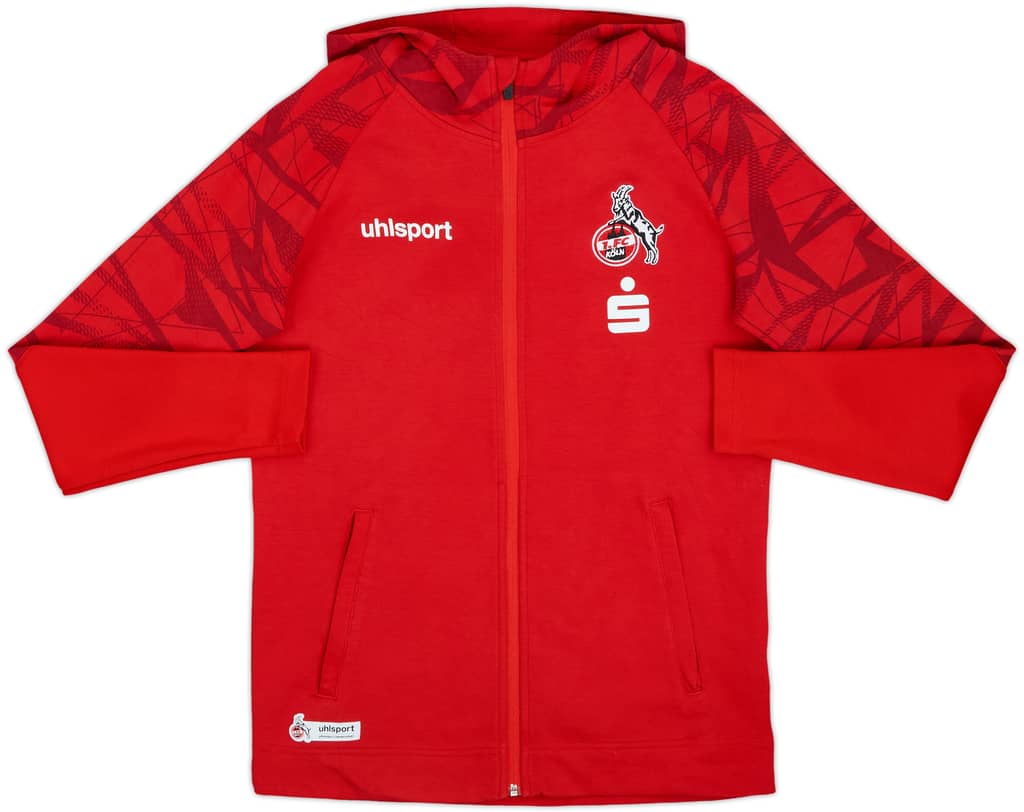 2021-22 FC Koln Uhlsport Hooded Track Jacket - 10/10 - (M)