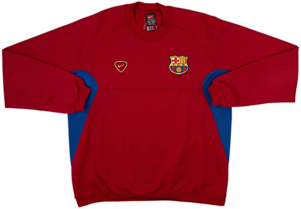 2000-01 Barcelona Nike Sweat Top - 7/10 - (M)
