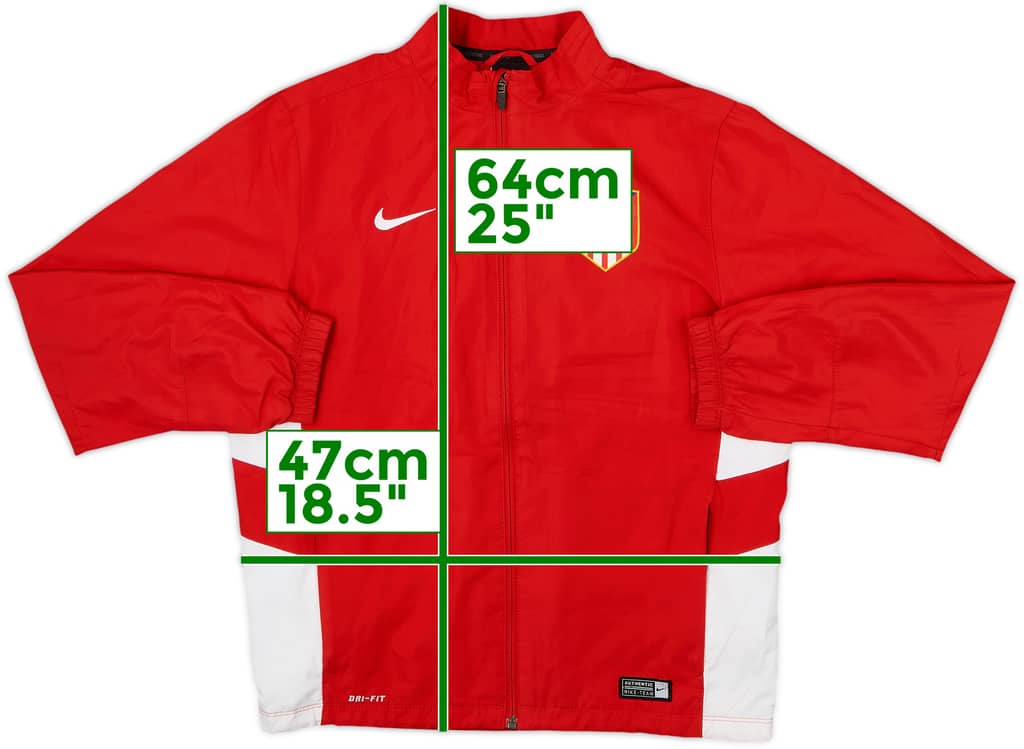 2014-15 Atletico Madrid Nike Track Jacket - 8/10 - (L.Boys)