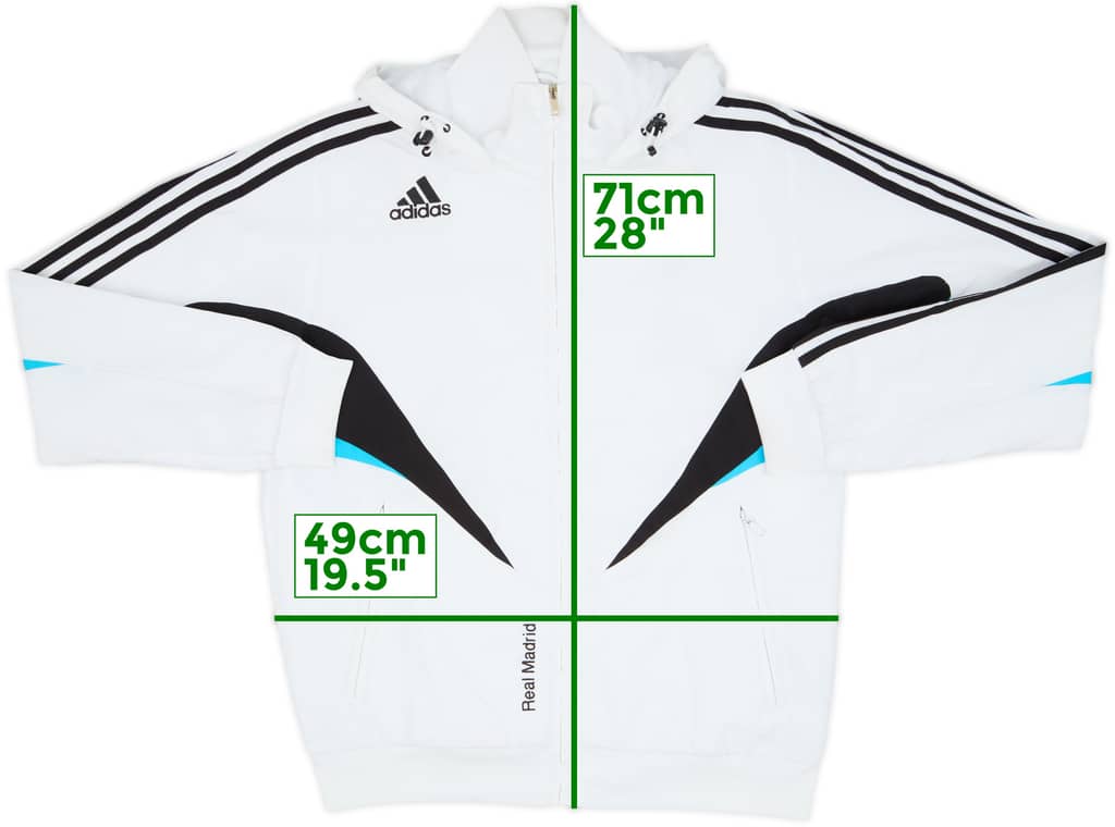 2008-09 Real Madrid adidas Track Jacket - 8/10 - (M)