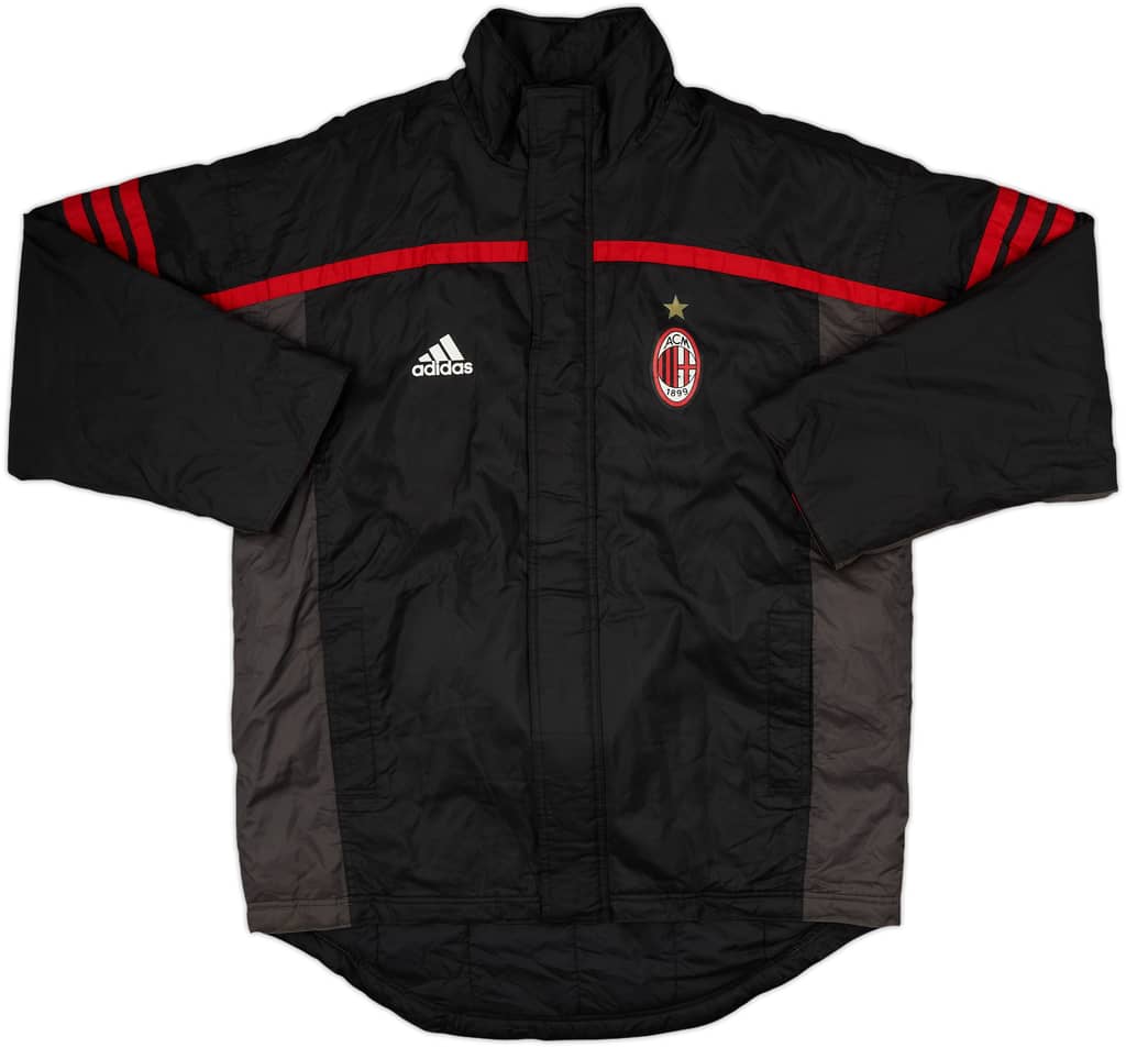 2000-01 AC Milan adidas Padded Bench Coat - 6/10 - (L/XL)