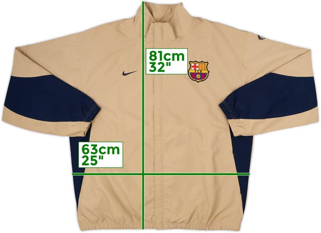 2003-04 Barcelona Nike Track Jacket - 8/10 - (L)