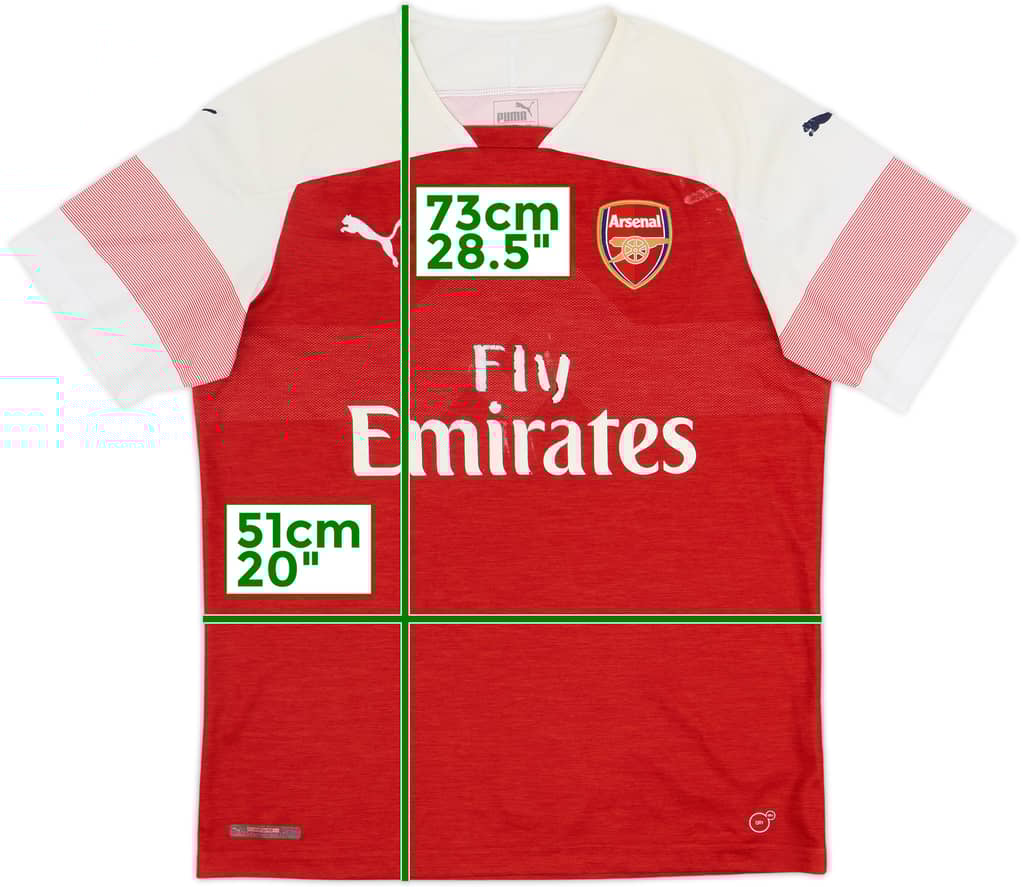 2018-19 Arsenal Home Shirt - 4/10 - (L)