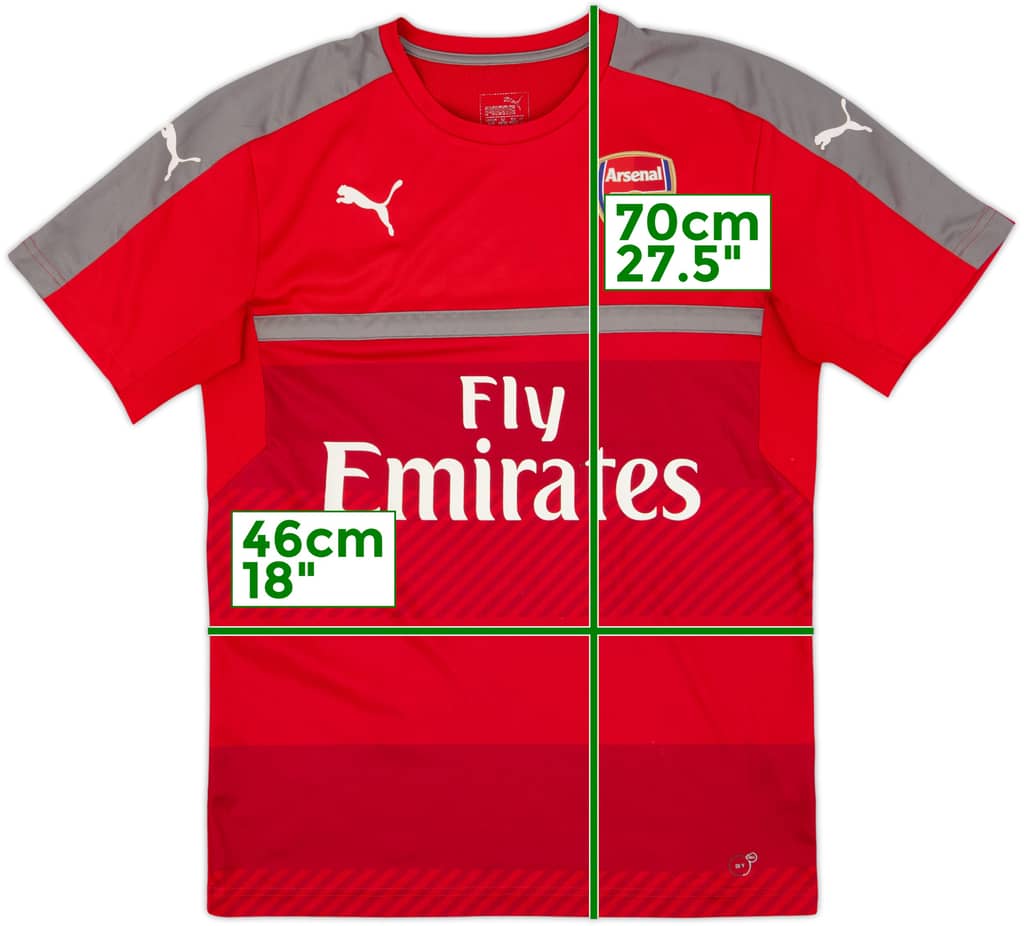 2016-17 Arsenal Puma Training Shirt - 6/10 - (M)