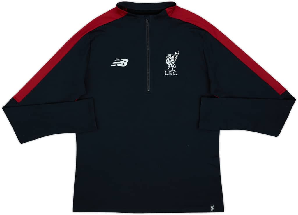 2018-19 del Liverpool Top de entrenamiento 1/4 Zip New Balance - 8/10 - (S)