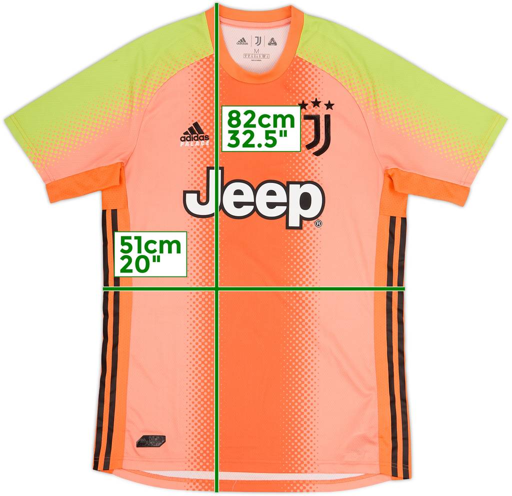 2019-20 Juventus x Palace Authentic GK S/S Shirt - 9/10 - (M)