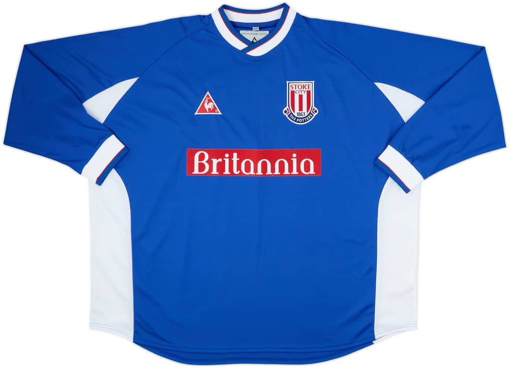 2001-03 Stoke City Away L/S Shirt - 10/10 - (3XL)