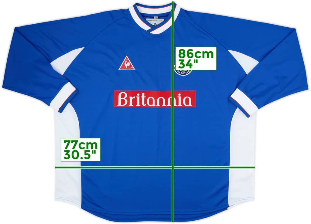 2001-03 Stoke City Away L/S Shirt - 10/10 - (3XL)