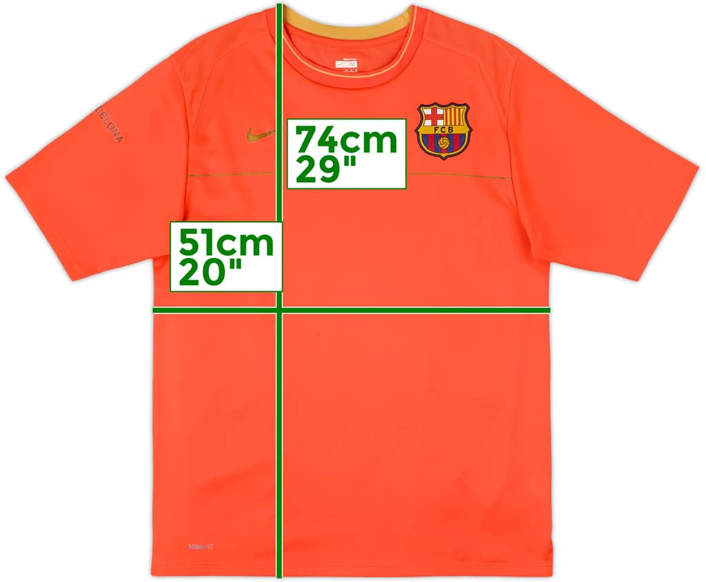 2008-09 Barcelona Nike Training Shirt - 9/10 - (M)
