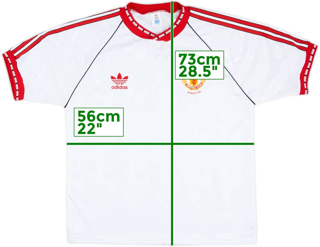 1991 Manchester United ECWC Shirt - 9/10 - (L/XL)