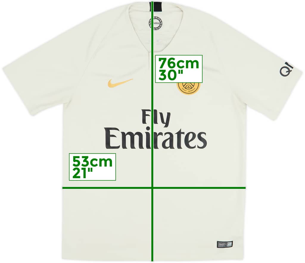 2018-19 Paris Saint-Germain Away Shirt - 9/10 - (L)