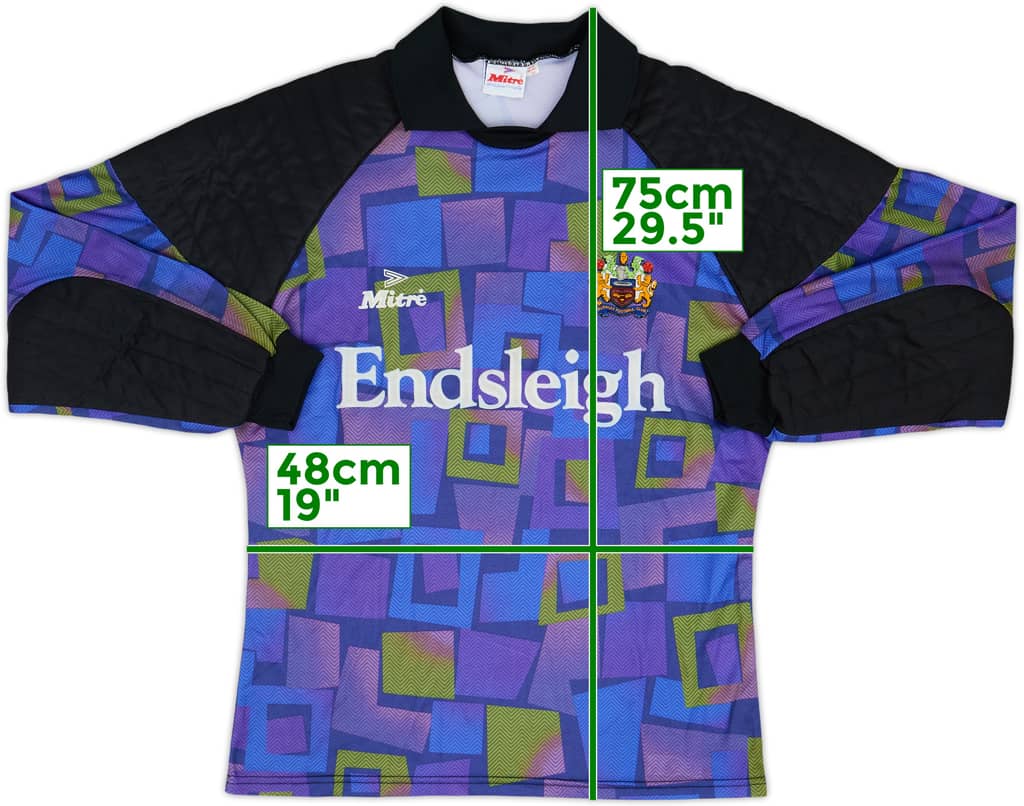 1994-95 Burnley GK Shirt - 9/10 - (M)