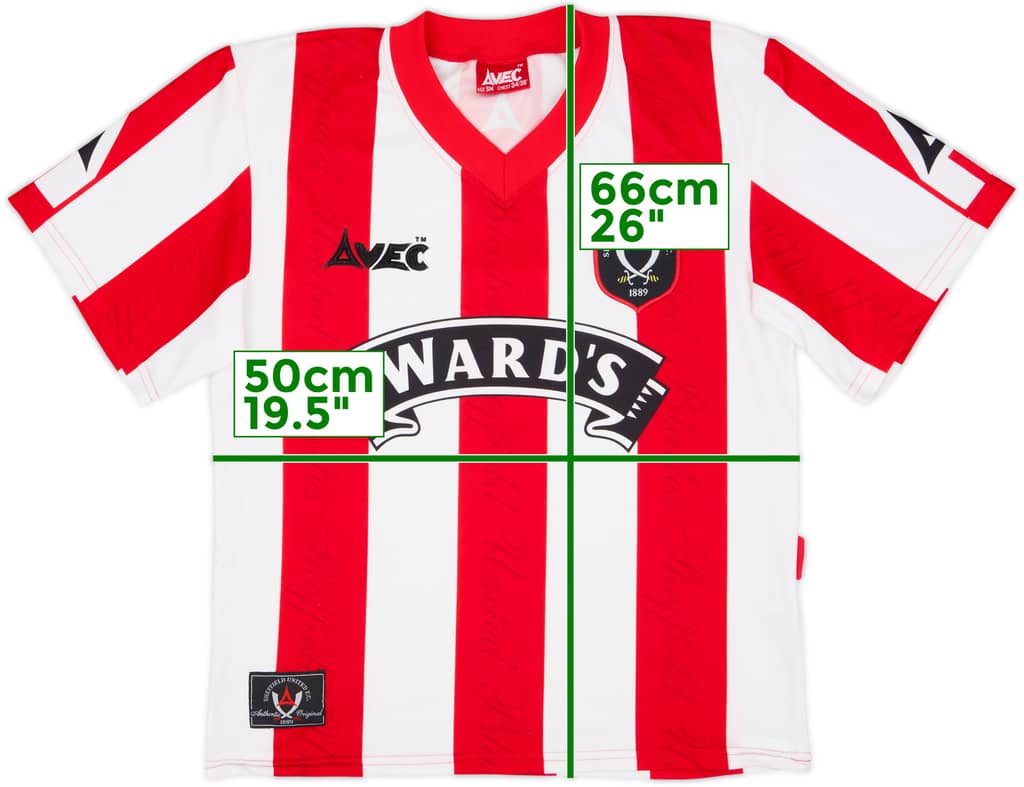 1996-97 Sheffield United Home Shirt - 9/10 - (S)