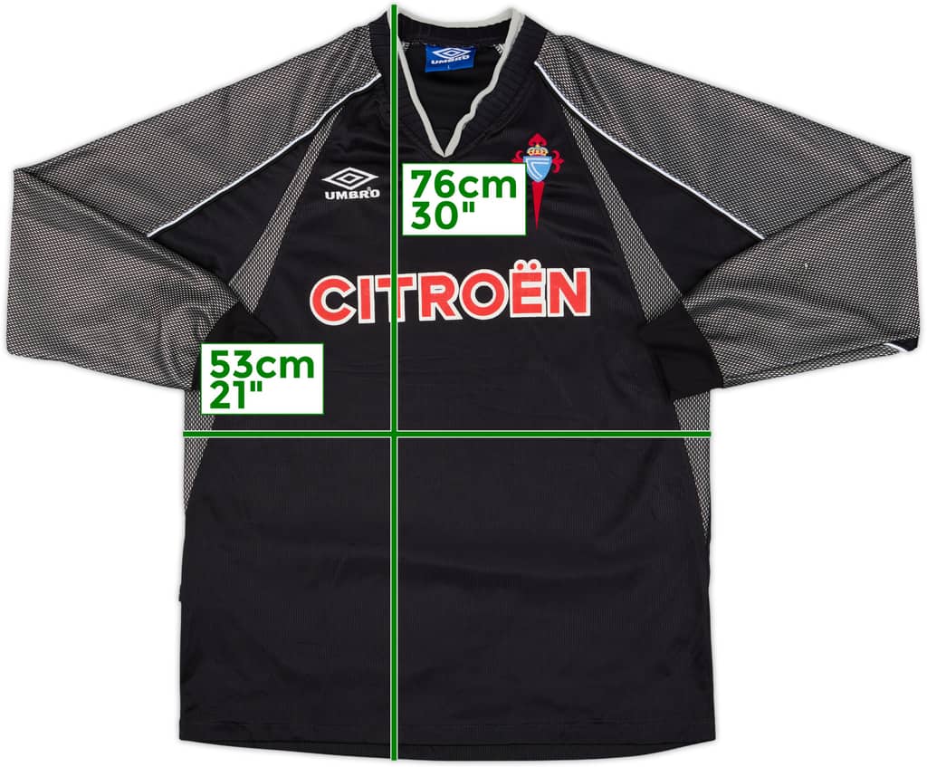 1999-01 Celta Vigo GK Shirt - 7/10 - (L)