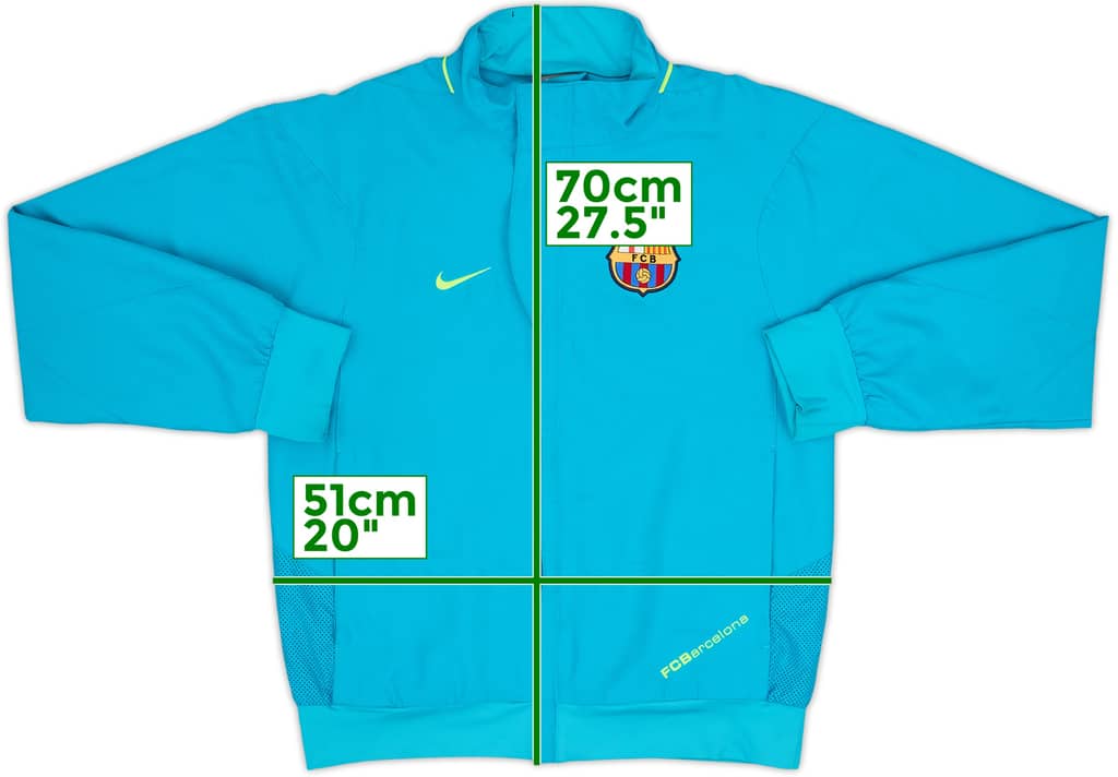 2007-08 Barcelona Nike Track Jacket - 8/10 - (S)