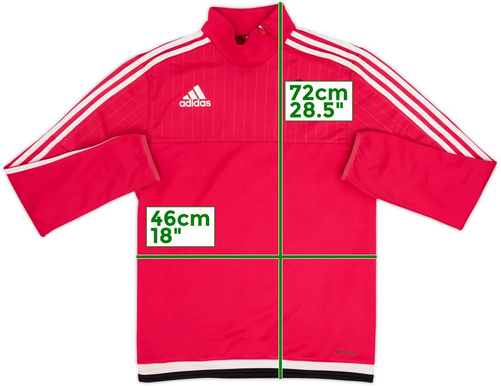 2015-16 Juventus adidas 1/4 Zip Drill Top - 7/10 - (XS)