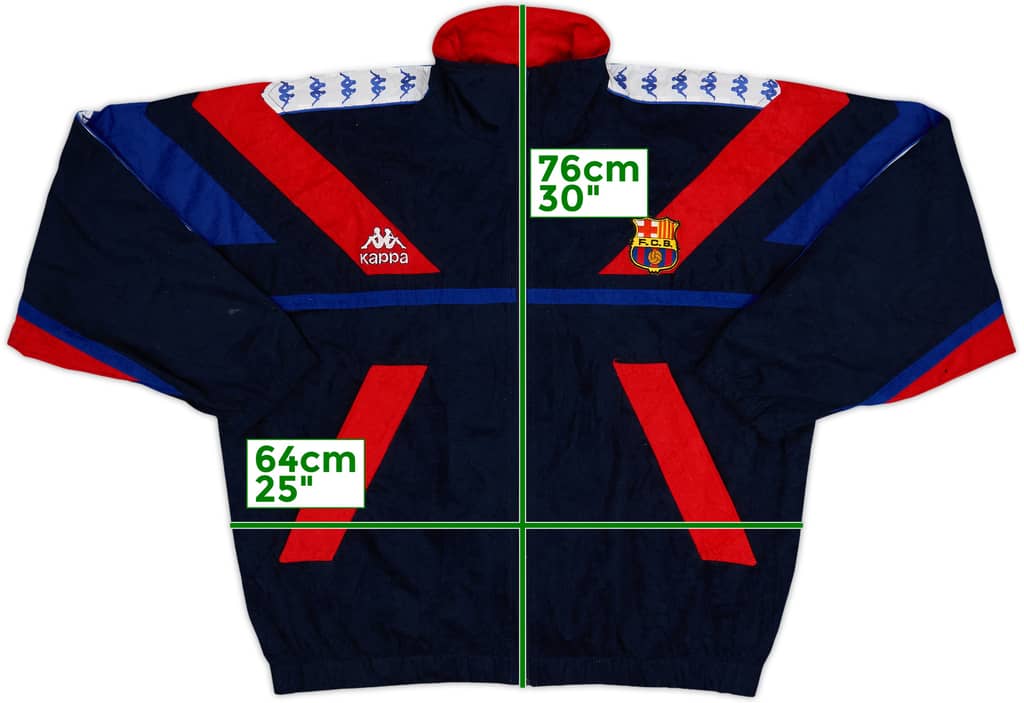 1992-93 Barcelona Kappa Track Jacket - 8/10 - (XL)