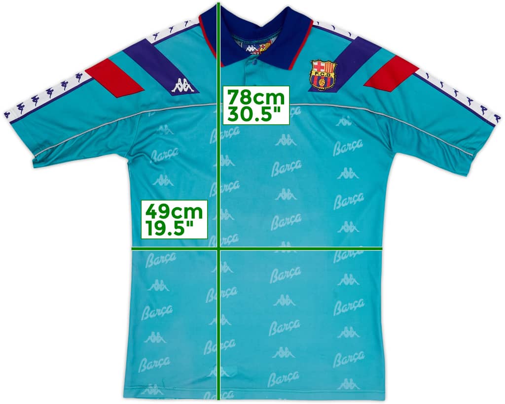 1992-95 Barcelona Away Shirt - 4/10 - (XL)