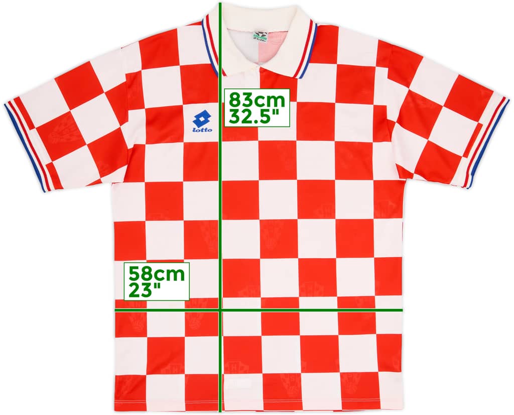 1996-98 Croatia Home Shirt - 3/10 - (XL)