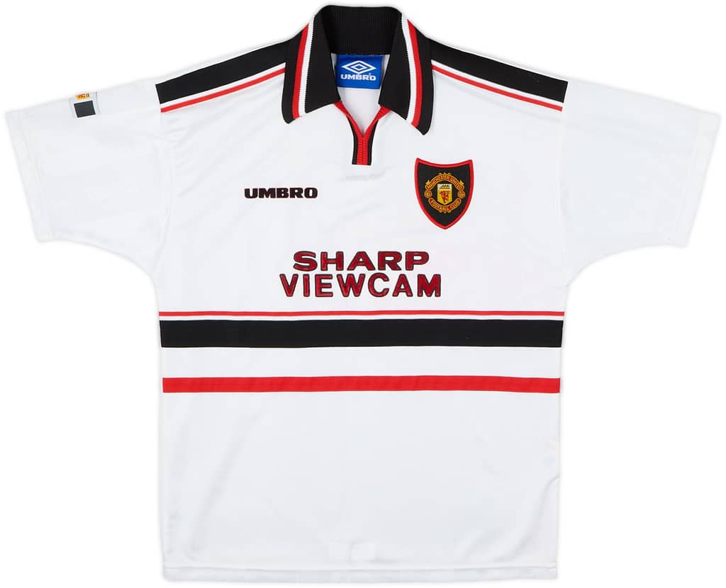1997-99 Manchester United Away Shirt - 6/10 - (L.Boys)